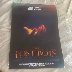 The Lost Boys Poster Limited Vampire Musical Broadway NEW in sleeve 14x22